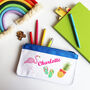 Tropical Personalised Pencil Case, thumbnail 4 of 11