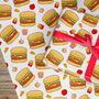 Burgers Wrapping Paper Roll Or Folded, thumbnail 2 of 3