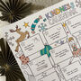 Kids Christmas Kindness Advent Calendar To Colour, thumbnail 2 of 12