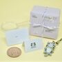 Personalised Tiny Parcel, Greetings Card And Cat Gift, thumbnail 1 of 8