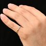 Gold Multiple Stone Band Ring, Personalised Rings, thumbnail 1 of 6