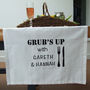 Personalised Grub's Up Table Runner, thumbnail 4 of 5