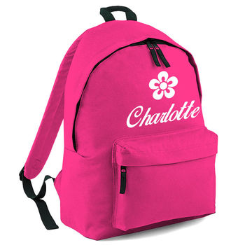 Personalised Name Rucksack All Colours, 3 of 12
