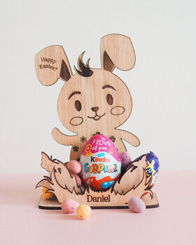 Personalised Easter Bunny Egg Holder, 6 of 10