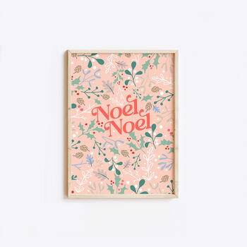 Noel Noel Christmas Print, 2 of 4