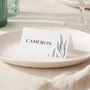 Watercolour Leaves Place Cards, thumbnail 1 of 2