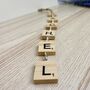 Scrabble Letter Personalised Name Word Hanging, thumbnail 2 of 4