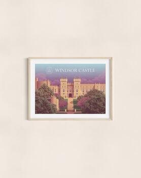 Platinum Jubilee Windsor Castle Poster Art Print, 2 of 8