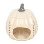 Cream Pumpkin Oil Burner And Wax Warmer, thumbnail 3 of 3