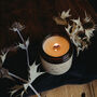 Mind And Spirit Personalised Soy Candle With Wood Wick, thumbnail 5 of 5
