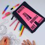 Neon Initial Pencil Case, thumbnail 2 of 6