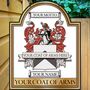 Coat Of Arms Family Crest Bar Sign, thumbnail 1 of 12