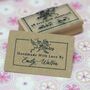 Handmade By Personalised Rubber Stamp, thumbnail 2 of 3