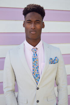 Mens Summer Mix Floral Pocket Square, 4 of 9