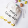 Personalised Easter Bunny Hunt Bag, thumbnail 1 of 2