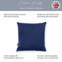 Luxury Super Soft Velvet Cushion Royal Blue, thumbnail 3 of 5