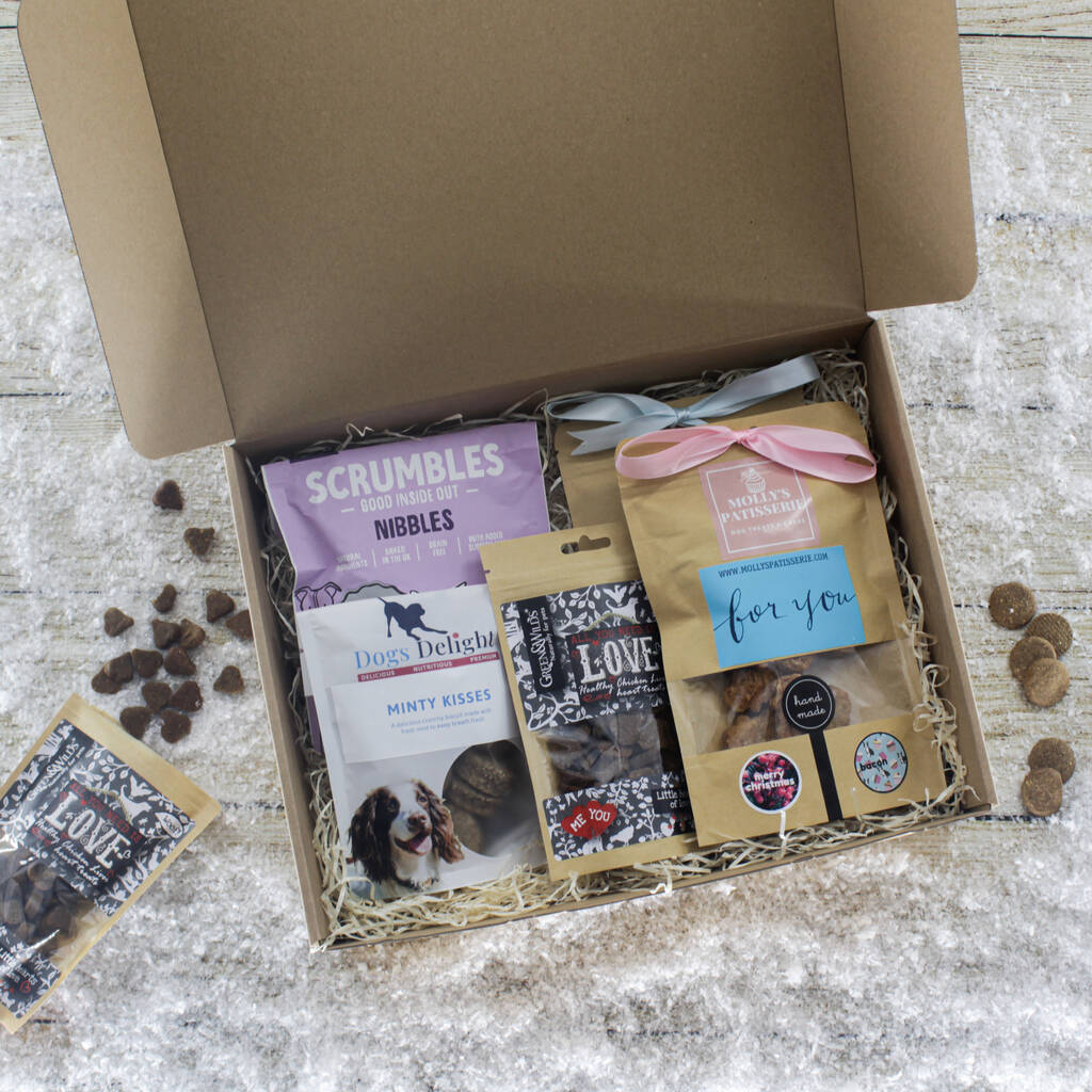The Natural Dog Treats Christmas Selection Box By Bella’s Box | notonthehighstreet.com