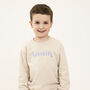 Personalised Name Embroidered Sweatshirt, thumbnail 3 of 12