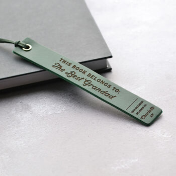 Personalised Father's Day Bookmark For Grandad, 2 of 8