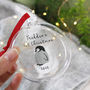 Baby's First Christmas Penguin Glass Bauble, thumbnail 5 of 8