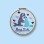 Hug Club Cross Stich Kit, thumbnail 1 of 11