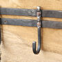 Fathers Day Gift Handmade Iron And Copper Coat Rack, Three Hook And Five Hook, thumbnail 2 of 7