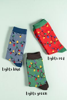 Men’s Christmas Bamboo Socks, 5 of 5