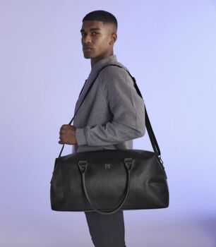 Personalised Holdall Bag With Initials Weekender Bag, 2 of 6