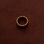 Customisable Gold Geometric Band Ring, M Ens 8 Mm Ring, thumbnail 6 of 9