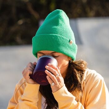 Super Soft Recycled Beanie Hat, 4 of 12