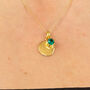 18ct Gold Plated May Birthstone Necklace Set, thumbnail 1 of 10