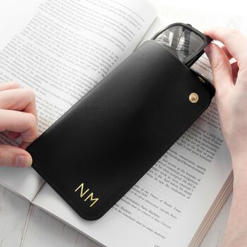 Personalised Black Leather Notebook, 5 of 9