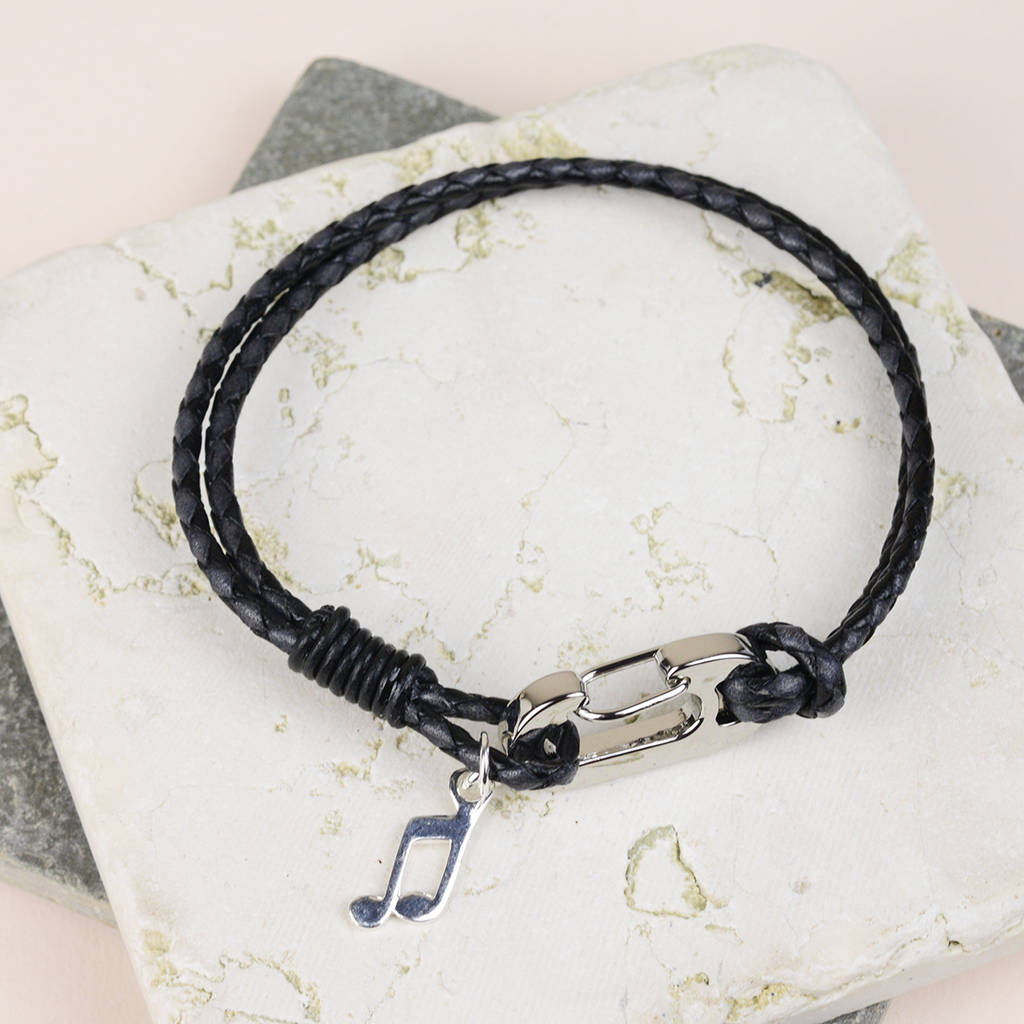 Karibina Italian Leather Bracelet By Bobby Rocks | notonthehighstreet.com