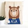 Personalised 'Oh Hello Bear' On Reclaimed Wood, thumbnail 12 of 12