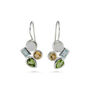 Moonstone, Peridot, Citrine And Topaz Earrings, thumbnail 5 of 5