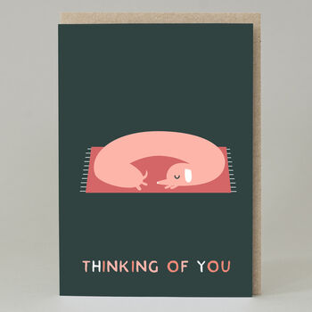 'Thinking Of You' Dog Card, 2 of 3