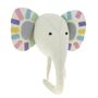 Pastel Felt Elephant Wall Head, thumbnail 2 of 2