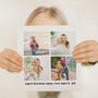 Personalised Photo Collage Mum Birthday Card, thumbnail 1 of 6
