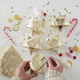 Gold Star Shaped Christmas Advent Boxes, thumbnail 1 of 3