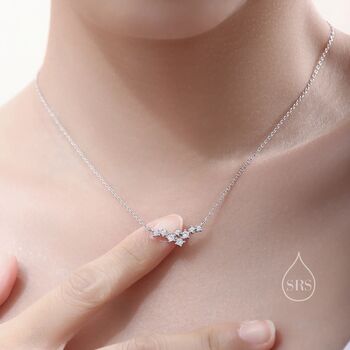 Sterling Silver Cz Constellation Necklace, 2 of 10