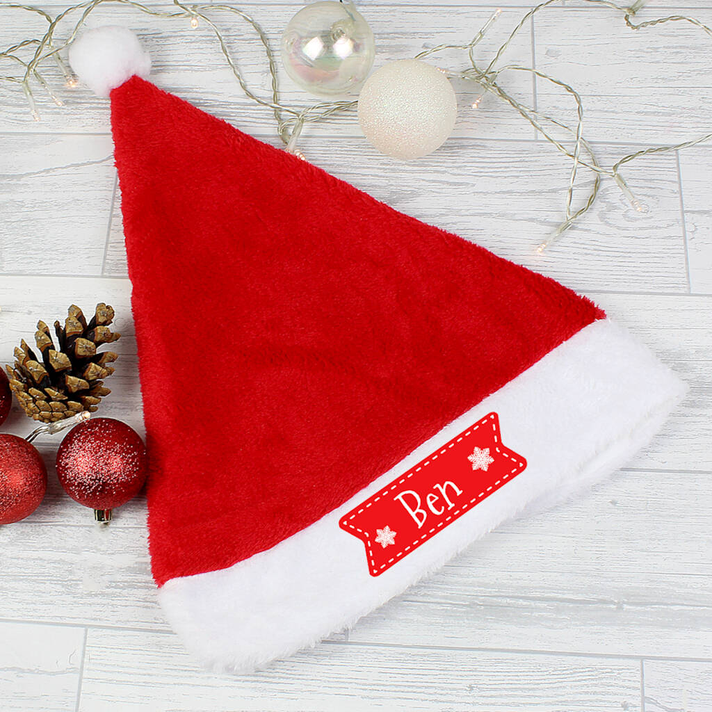 Your Very Own Santa Hat By When I Was a Kid | notonthehighstreet.com