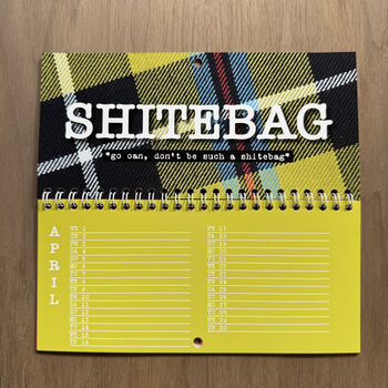 Scottish Insults Calendar 2026 By Hiya Pal, 2 of 6