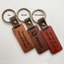 Personalised Wooden Keychain, Father's Day Gift, thumbnail 2 of 5