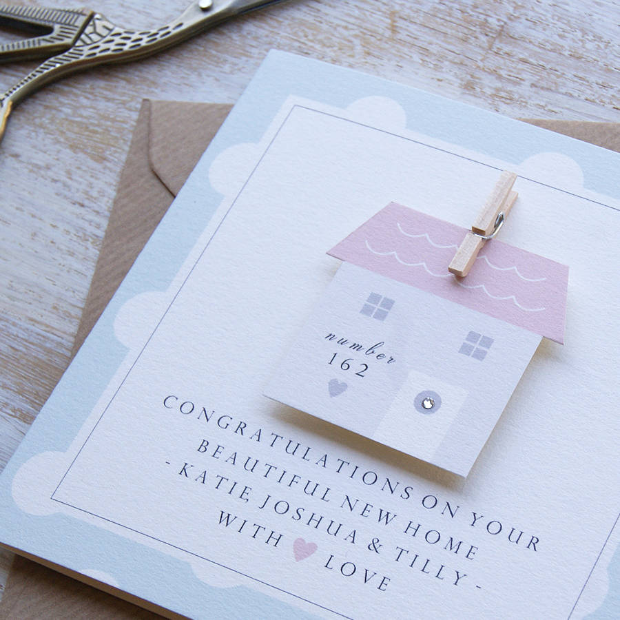 Personalised New Home Card, 1 of 2