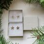 Star Sterling Silver Earrings Set Of Two, thumbnail 1 of 6
