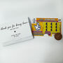 Bespoke Wedding Favour Scratch Card Holder Lotto Ticket Wallet, thumbnail 3 of 10