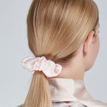 Silk Scrunchie Pink, 5 of 7