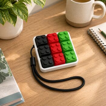 Lego Compatible Ninja Themed Fidget Clicker, 3 of 3