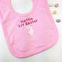 Personalised Embroidered First Easter Bib, thumbnail 3 of 6