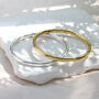 Sterling Silver Or 18ct Gold Plated Chunky Bangle, thumbnail 1 of 7